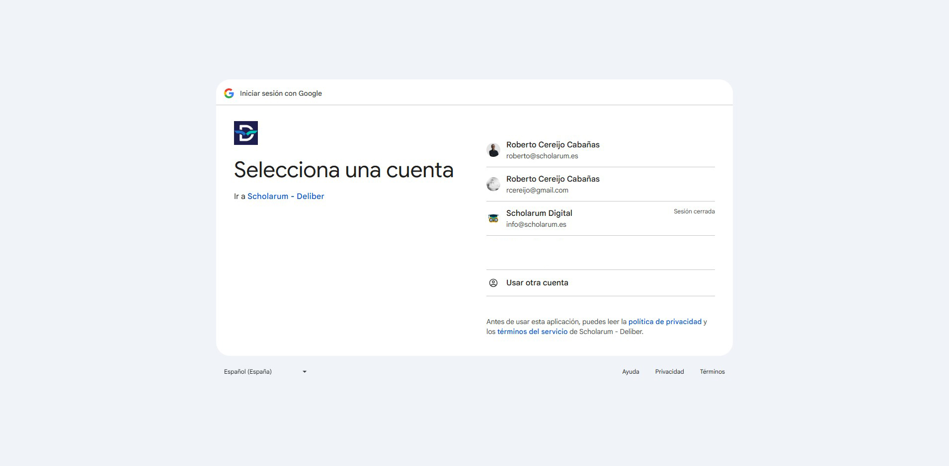 Paso 2: Google SSO